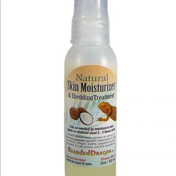 Natural Skin Moisturizer & Shedding Treatment for Bearded Dragon, New
